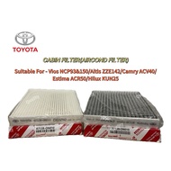 87139-0N010 Toyota Cabin Filter For TYT Vios, Altis, Camry, Estima, Hilux