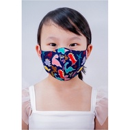 [Bewa] BFE>99% Kids - Dinosaur Mask (Navy)