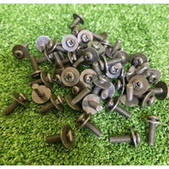 (133) 1 PCS SKRU COVERSET BUNGA KEPALA KECIL YAMAHA SS1 SS2 SPORT SUZUKI 1PCSWARNA PUTIH16MM