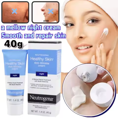 Neutrogena Alcohol Night Cream Lotion Face Cream Retinol Essence Smooth Skin RepairMoisturizing Brig