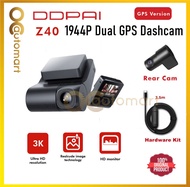 DDPAI Z40 1994P Front n Rear DashCam Recorder IPS Monitor GPS Version 360 Rotation Wifi DVR 24H Park