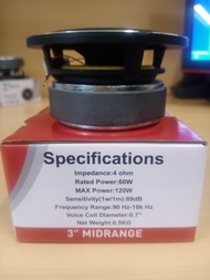 Speaker 3 inch MID Range