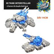 Mô hình In 3D Xe Interstellar Siege Tank – War Machine | 2 Kiểu Biến Đổi | Cloud7 Studio