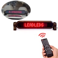 12V Car LED Display Easy Installation LED Sign Scrolling Message Remote Controller Programmable Ligh