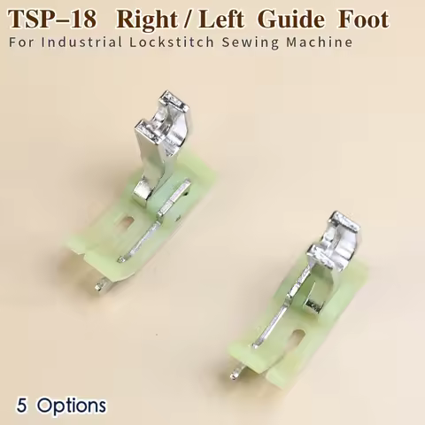 TSP-18 Right / Left Edge Guide Plastic Presser Foot For Industrial Lockstitch Sewing Machine Apparel