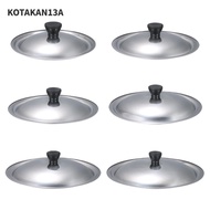 KOTAKAN13A Pot Lid, Stainless Steel Universal Wok Pot Lid, Durable 20-30cm Anti-scalding Frying Pan 