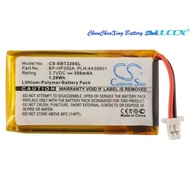 350mAh Wireless Headset Battery for Sony BT22, BT-22, DR-BT22, DR-BT22G, DR-BT22GB, DR-BT22IK