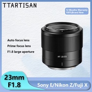TTArtisan 23mm F1.8 Auto Focus prime digital camara fotografica lens for Fujifilm X XF X-E4 X-S20 XM