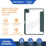 GOOJODOQ Sarung Kulit Magnet Boleh Tanggal Untuk iPad