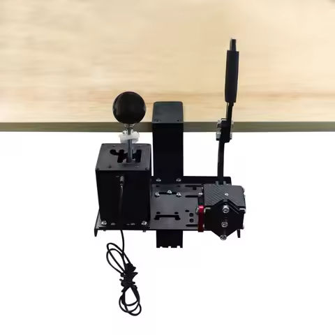 Universal Desk Mount For PC USB Sim Racing Games Handbrake/Hall Sensor Gear Simulator Shifter/Sequen