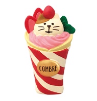 日本 DECOLE Concombre 甜點公仔/ 貓咪可麗餅/ 草莓