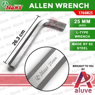 Hans 25mm Hex Key / Allen Wrench – Heavy-Duty S2 Steel | Model 1764M25