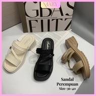 [MARY] Wedges Shoes Women Wedges Sandal Kasut Wedges Casual Wanita high heel kasut perempuan