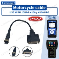 Lensent PGO JDIAG M100 M100 PRO motorcycle detector dedicated PGO motorcycle cable M200 M300 DB 15pi