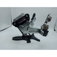 ( PRO+++ ) โปรแน่น.. พักเท้าหลัง ชุดพักเท้าหลัง YAMAHA R3 / MT03 GPX Demon 150GR / GN ของแต่ง ชุดแต่