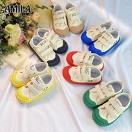 AMILA รองเท้ารองเท้าผ้าใบฉบับภาษาเกาหลีหน้ายิ้มสำหรับเด็ก,รองเท้ารองเท้าชายลำลองเด็กผู้หญิงรองเท้ารองเท้าในบ้านอนุบาลวิทยาลัย