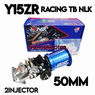 Y15ZR RACING THROTTLE BODY NLK 48MM 50MM THROTTLE  BODY Y15ZR NLK 2INJECTOR