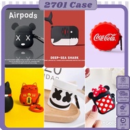Airpod case TPU case Protects At airpod1 / 2 Wireless Listening With Multiple Options Pattern
