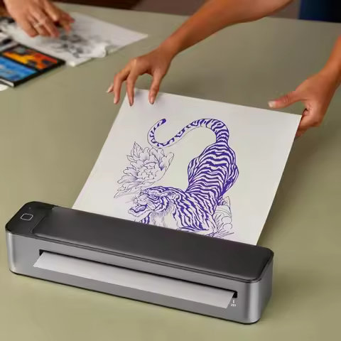 A3 Size Tattoo MHT-Q3 Tattoo Tatoprt Printer Stencil Printer Thermal Copier Machine Wireless Transfe