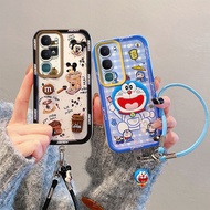 Phone Case Shockproof Aesthetics Ladies Style with Lanyard iQOO z11x z10 z10r z10x z10 lite For vivo