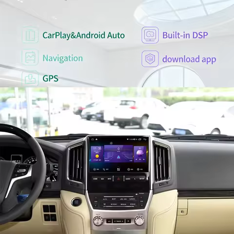 Multimedia Android Player Auto Car Radio Stereo For Toyota Land Cruiser GXR LC200 2016 2017 2018 201