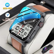 2022 NEW Blood Glucose Smart Watch Men ECG Monitor Blood Pressure Body Temperature Smartwatch IP68 Waterproof Fitness Tracker