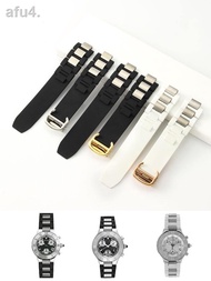 2024 Original for◙✚♨ XIN-C时尚7 Suitable for Cartier Cartier 21st century waterproof silicone watch strap accessories protruding 10mm 20mm strap