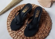 sandal heels wanita Zara hak tahu 5cm