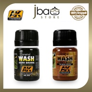 AK Interactive Diorama AK045 DARK BROWN WASH AK046 LIGHT GREEN VEHICLES