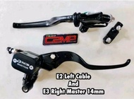 RCB Master Brake Pump E2 Left Cable Type RCB Master Brake Pump E3 12.7mm Right