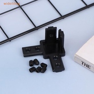 widefiling 4pack 3-Way End Corner Bracket Connector For T Slot 2020 3030 4040 Aluminum Extrusion Pro