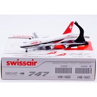 XX40283 Alloy Collectible Plane Gift JC Wings 1:400 Swissair Boeing B747-300M [Polished] Diecast Air