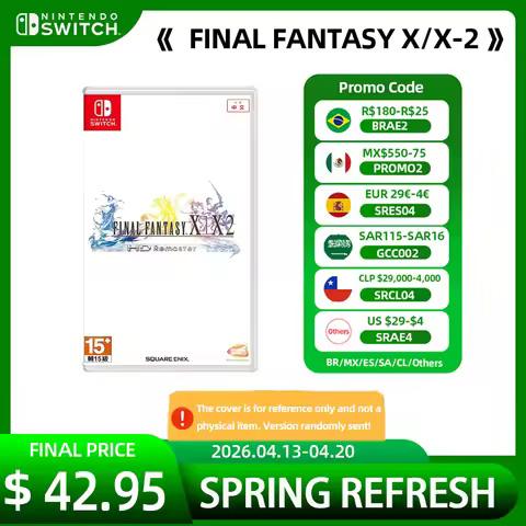 Nintendo Switch Game Deals - FINAL FANTASY X/X-2 HD Remaster - Games Physical Cartridge for Nintendo