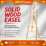 Pine Wood Easel Stand Wooden Drawing Art Sketch Welcome Board Wedding Sign Display 150cm 175cm