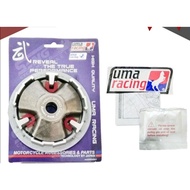 UMA Racing Front Pulley Set EGO & NOUVO-LC with Roller Bearing