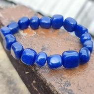 XP Gelang Bahan Batu Blue Safir Asli Natural Top QUALITY