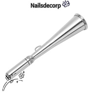 NAILS Boat Fog Horn, 304 Stainless Steel Silver Handheld Foghorn, Safety Equipment Removable Mouthpi