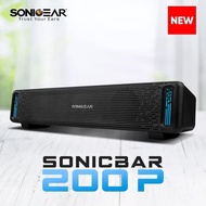 Sonicgear 200p Powerful Soundbar Speakers With Brilliant Light Effect Sonicbar 200p + Sonicamp A200U