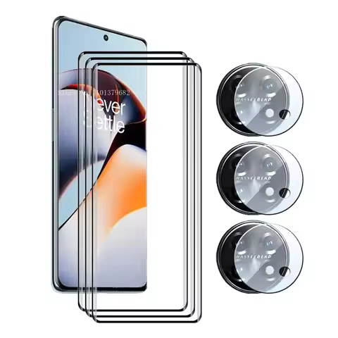 Screen Protector For Oneplus12 12R 11 11R Tempered Front 9D Glass Shockproof Anti-Scratch For Oneplu