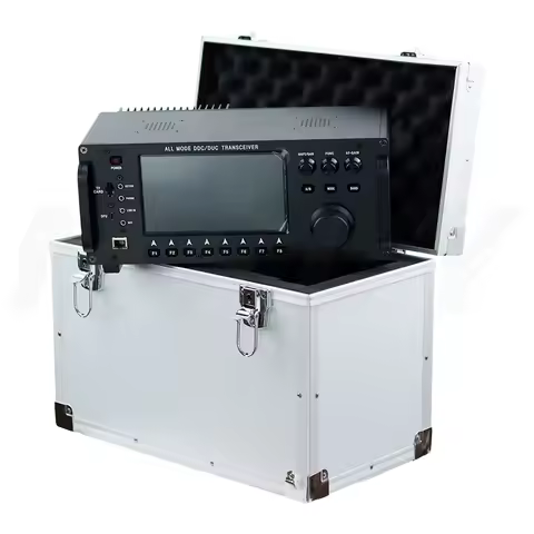 100W HF+UV All Mode DDC/DUC Transceiver Mobile Radio SDR Transceiver with 7" Touch Screen RS-998