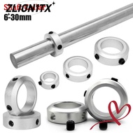 ZLION1TX 1Pcs Shaft Collar, Retainer Locator 6-30mm Diameter Fixed Locking Limit Ring, Durable Alumi