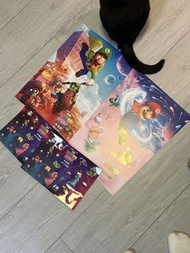 超級瑪利歐兄弟大電影海報連貼紙