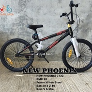 Sepeda Anak BMX New Phoenix 7722 Ban 2.40 Rem v brake / BMX ring 20