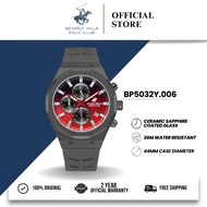 Beverly Hills Polo Club BHPC Jam Tangan Lelaki Men's Rubber Quartz Watch BP5032Y