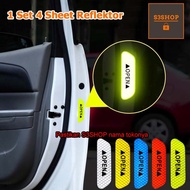 Car Door Reflector Stickers OPEN Car Reflective Stickers OPEN 4pcs