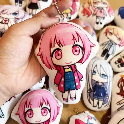 PJSK Project Sekai Colorful Stage All character SD Cute Kawaii Pillow Keychain Keyring Strap Bag Han