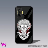 Glossy Poco F4 GT Softcase | Case F4GT |Vn22| Poco F4 Case | Glitter Silicone | Silicon Glass Shine 