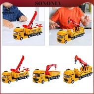 [SONONIA] Friction Powered Vehicle Simulation Construction Truck Inertia Crane Truck Toy