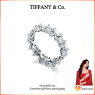 (New) Womens Fashion Rings s925 sterling silver Victoria Series Alternating Diamond Ring Valentines