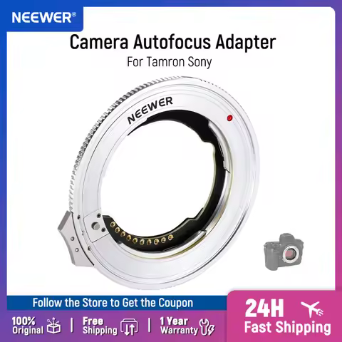 NEEWER FE/E Mount Lens to Z Mount Camera Autofocus Adapter with Firmware Update for Tamron Sony Sigm